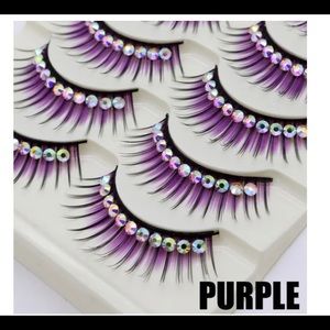 Mink Diamond purple lashes and black lashes